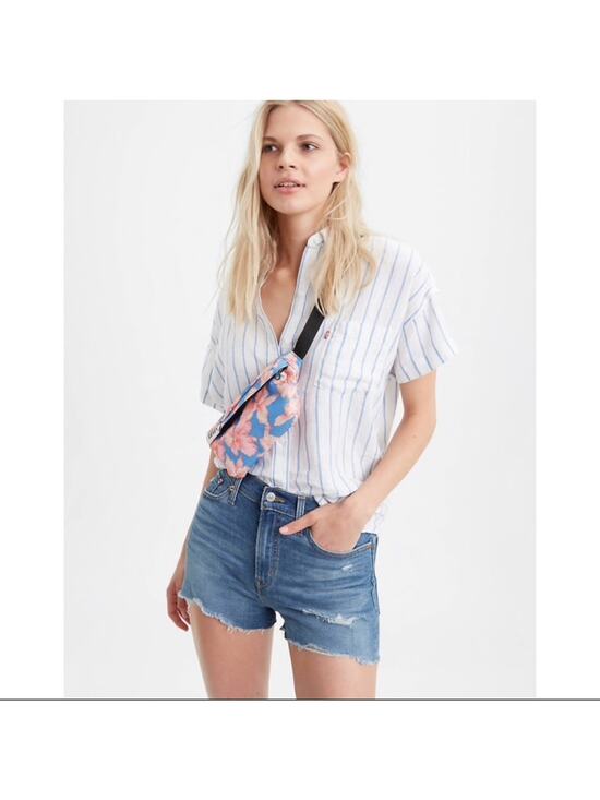 Levi's Pants - Levi’s Shorts NWT High Rise Distressed Cut-Off Jean Raw Hem Denim Stretch  4/27